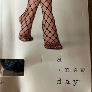 NWT Anew Day Fashion Tights Size L/XL Color Black